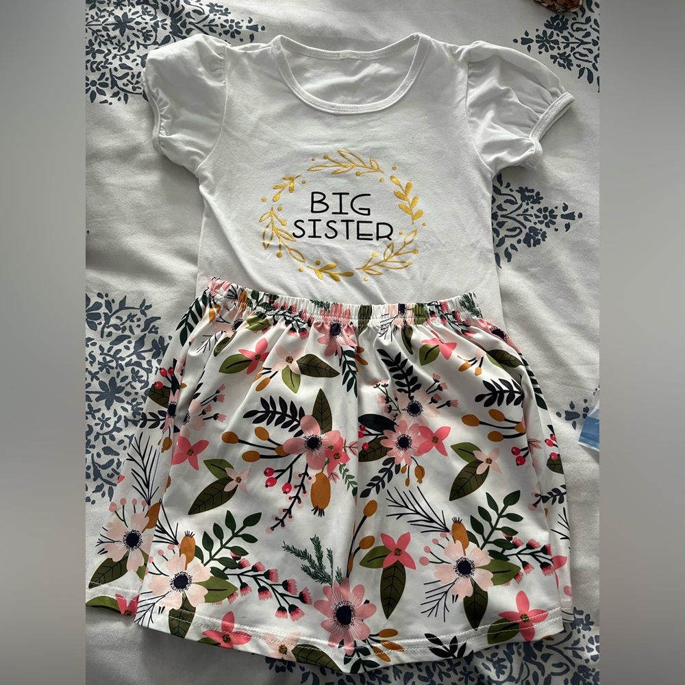 Big Sister TShirt & Skirt